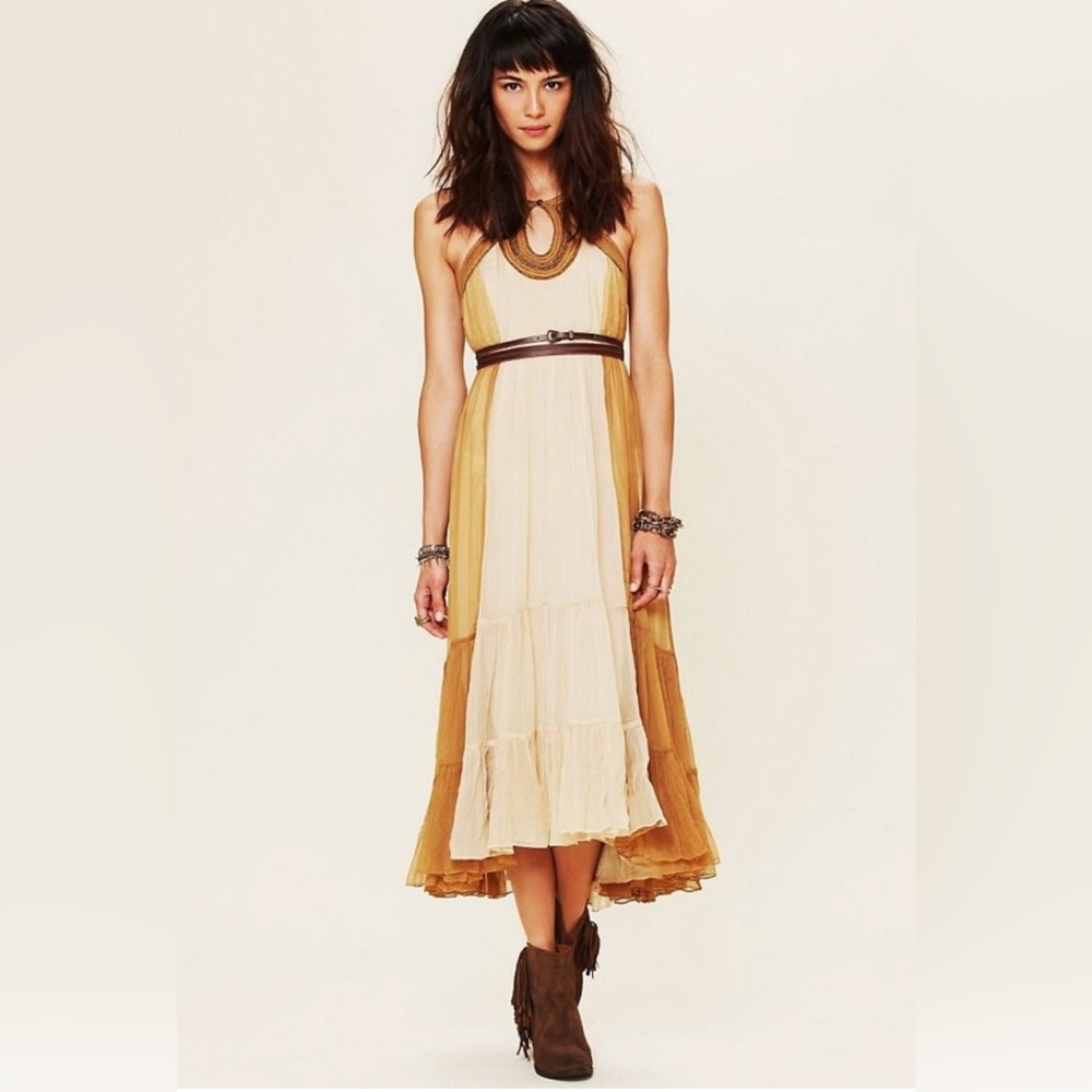 Free People Grecian midi dress size 2